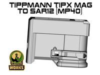 Tippmann TiPX MP40 model Mag to SAR12 Adapter by Untangle