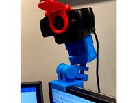 Logitech C920 camera monitor mount with swivel by tnever
