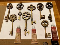 Steampunk Gear Keys by sarahperdue5