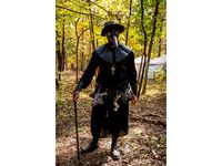 Plague Doctor Winged Hourglass for 3/4" Dowel and Cane Cap by sarahperdue5