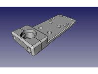 Makergear M2 E3D Hotend mount by uli