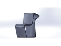 3D chair, 3 positions for 3 dimensions by AN3Dmaker