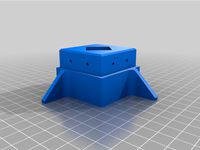 Ikea Lack bottom corners for cutted legs and magnetic side panels by Malte_H