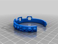 Full Gauntlet Bracelet (gemstone) (piece 1 of 3) by DinosaurNothlit