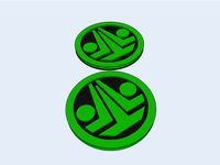 Phantasy Star Online (PSO) Greenill Section ID Badge by callxyz