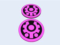 Phantasy Star Online (PSO) Pinkal Section ID Badge by callxyz