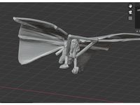 Ewok Glider (star wars legion scale) by McAnultyMiniatures