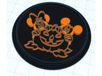 Mickey and minnie halloween Modular Logo Insert by rkxone