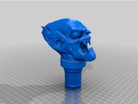 Green Goblin Cane Walking Stick Topper by ToaKamate