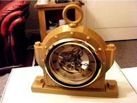 steampunk clock printed by shire