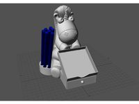 Fluffy The Unicorn - Desk Organiser by ORB84