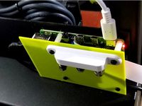Raspberry Pi Open Sided Case and 3D Printer Nozzle Holder by makeprintfix