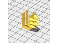 Spiky Stikbot back piece by Beast_King81