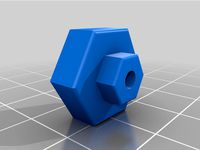Standard 12mm to 8mm (for 3dsets) hex adapter by derpyder