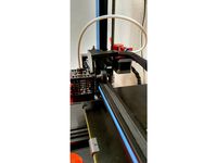Geeetech A10 / Hellbot Magna I hotend cable support by vcapaldi