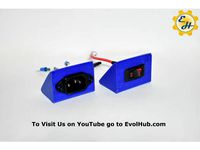 Power Switch and Power Plug Angle Brackets by EvolHub