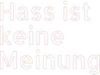 "Hass ist keine Meinung" Stencil (Lasercut) by craiten