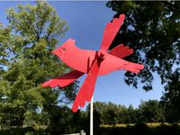 Cardinal Wind Spinner Toy by nafis