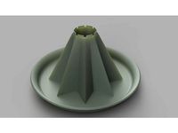 Apple slicer \ holder \ honey tub by idomorel