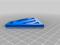 Superman Coaster (2 or 3 Colors) by rianocerous