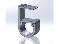 Desk Clip Cable Holder / Tidy by awl13A