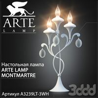 Настольная лампа Arte Lamp Montmartre A3239LT-3WH