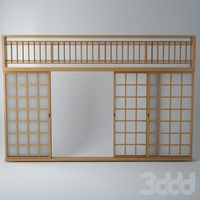 Japanese Shoji Door Style 02