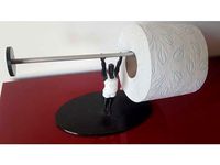 Weightlifter Toilet Paper Holder by shiftux