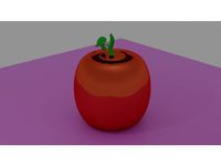 Apple Vase by cidbaxter