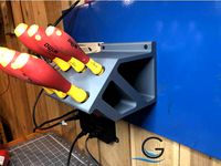 Screwdriver Wall Holder by GraySeas