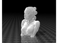 Rey Skywalker - Daisy Ridley (bust) by FiveNights