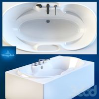 Ванна Villeroy & Boch colorado, смеситель Villeroy & Boch cult