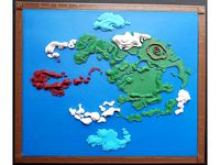 Avatar: The Last Airbender - Contour Map by Hoid148
