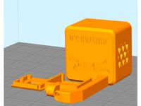 ender 3 x-cog-slot-on-cover-with-cheetah5-logo by Petea4