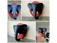 Elephant head wall decoration by ArvaniaConstructions