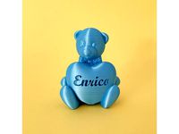 Teddy Bear with Heart by Brignetti_Longoni