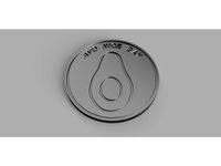 Avocado coaster by AzzzTech