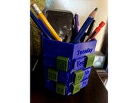 Pencil Holder Scheduler  by Sabinakorman