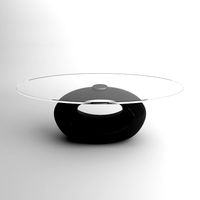 Contemporary Glass Top Coffee Table3d model
