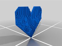 Circuit Board Heart by wasabi_17