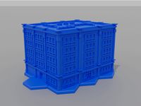 6mm Mixed Use Building 1B - Hexed and Hexless by RainingFire