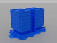 6mm Office Tower 3A - Hexed and Hexless by RainingFire