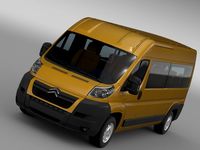 Citroen Relay Window Van L3H2 2006-20143d model