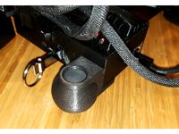 Toolless Squash Ball Low-Profile Foot for Prusa Mini (Back right corner) by digitalmoto