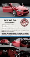 BMW F10 M5 (with Detailed Interior) Vray3d model