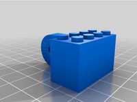 LEGO Stud Adapter for Articulating Raspberry Pi Camera mounted on SmartiPi Touch 1 by JacenRKohler