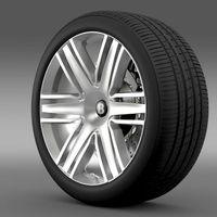 Bentley Continental GTC 2015 wheel3d model