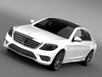 Mercedes Benz S 65 AMG W222 20143d model
