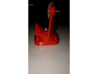 RC plane front wheel mount w/ steering mechanism (bearing holder)) by tkrneki