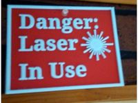 Laser sign by RichardofEarth